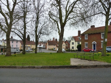 The centre of Wethersfield Village.