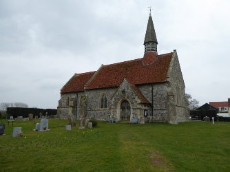 The church at St Lawrence.