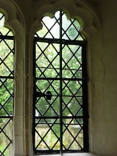 A window in Little Totham Church.