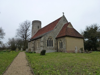The parish church of Bardfield Saling.