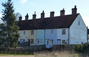 Cottages in Great Dunmow.