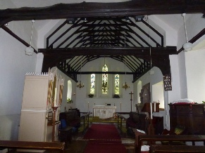 Inside Little Totham Church.