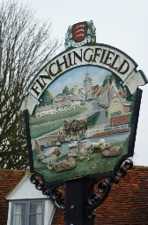 Village sign of Finchingfield.